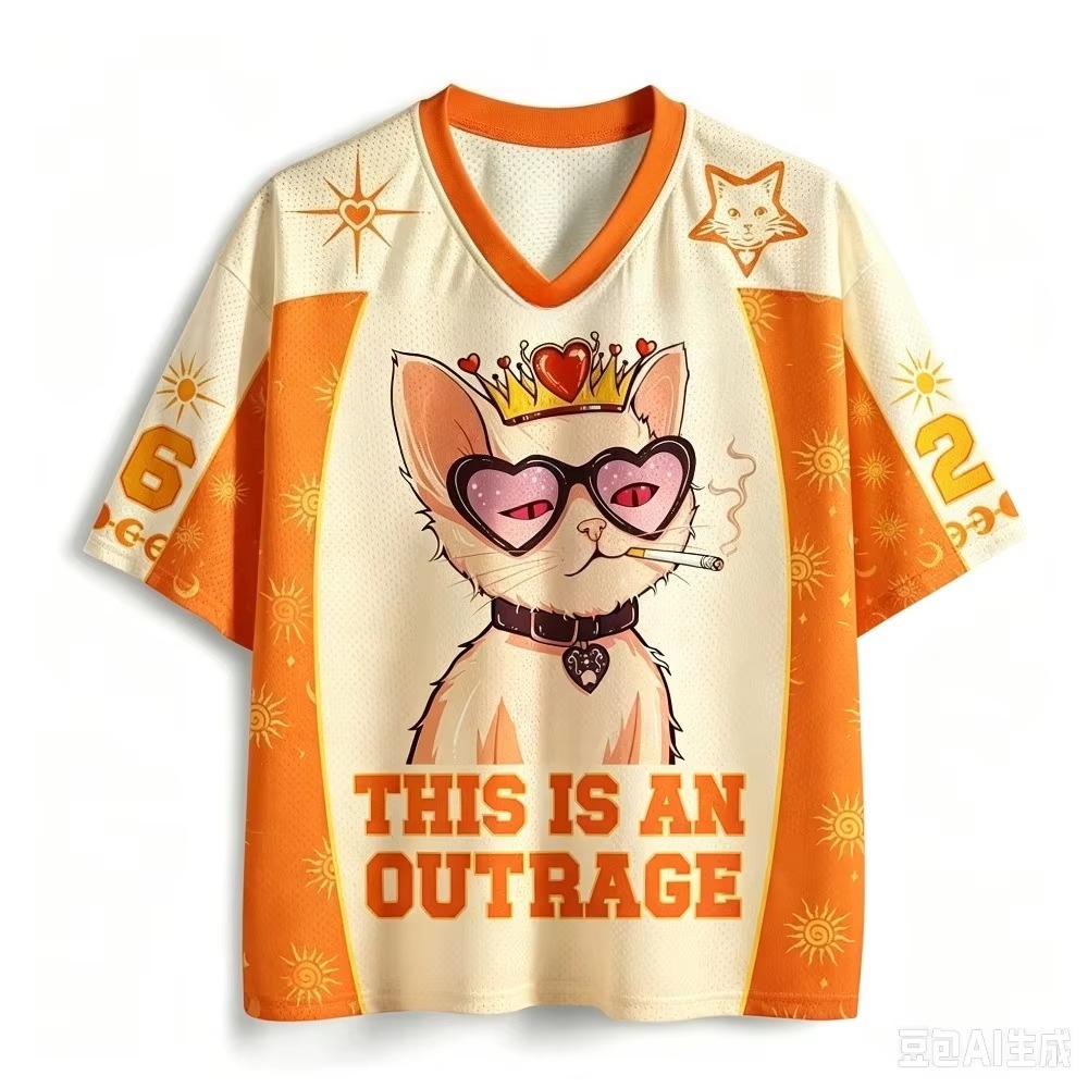 Queen Street Fashion - Pola Kucing Ratu, Kaos Pria dan