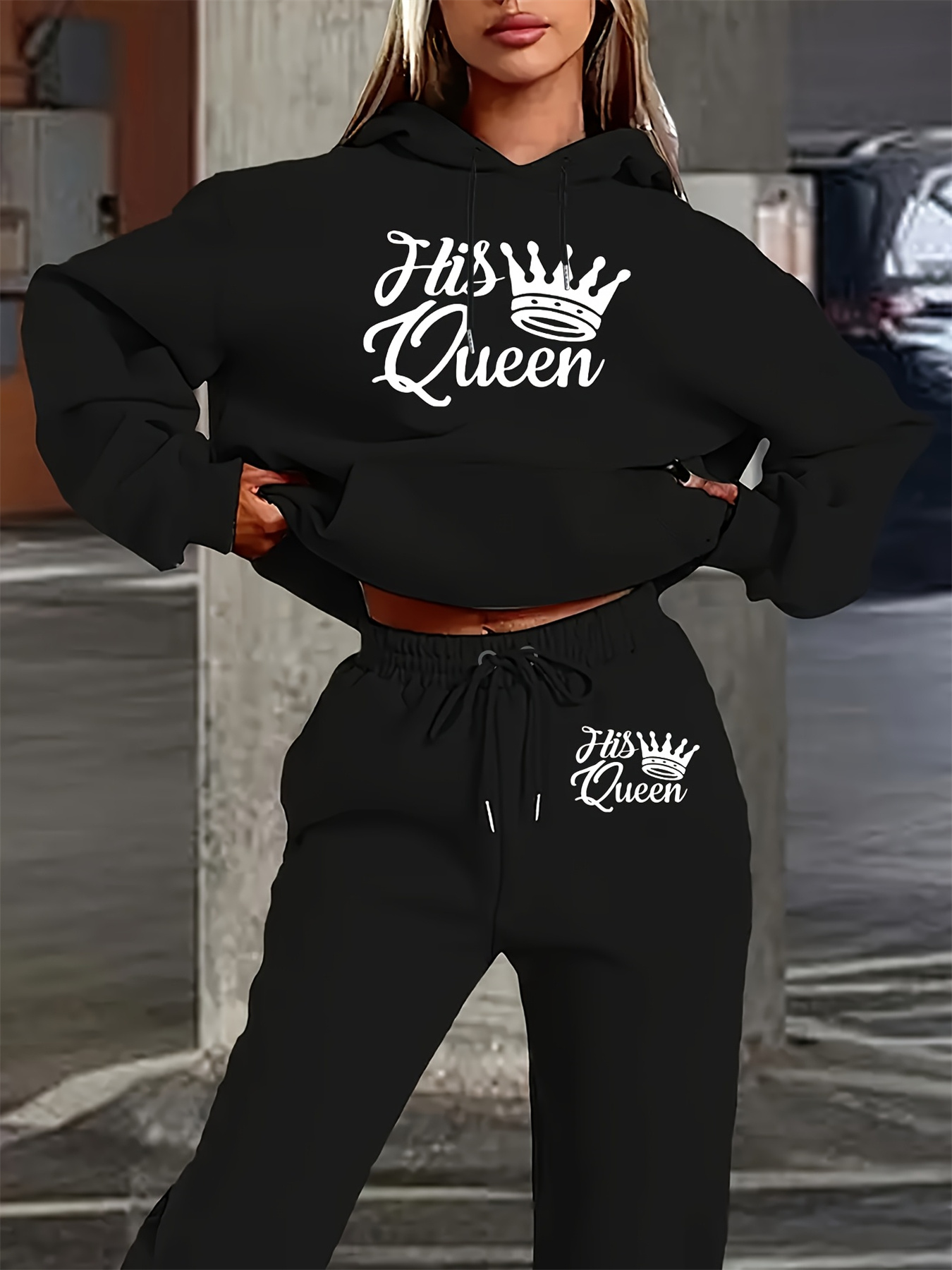 Set Hoodie Musim Gugur/Dingin  - Queen Street Fashion ulasan dan harga