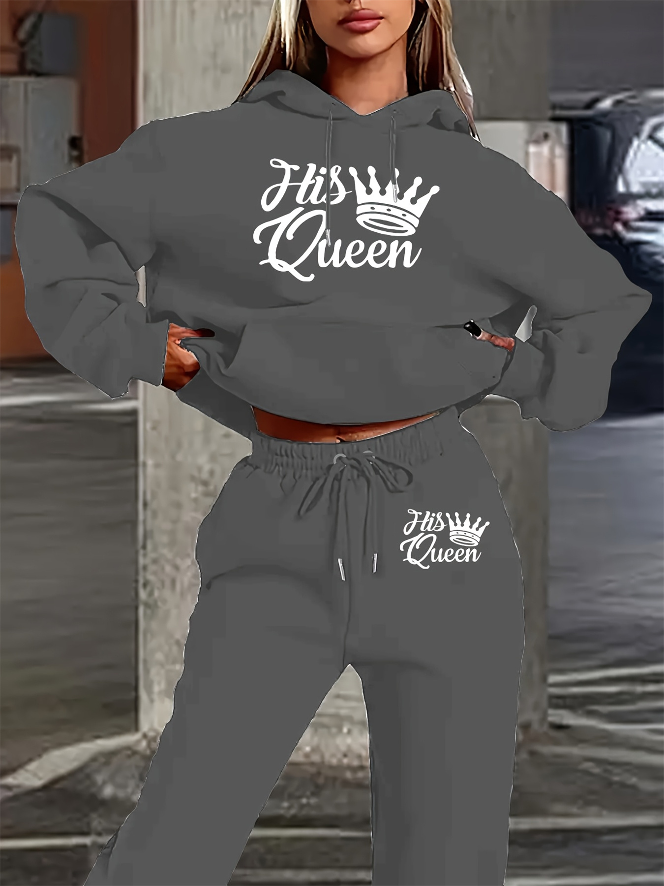 Set Hoodie Musim Gugur/Dingin  - Queen Street Fashion ulasan dan harga