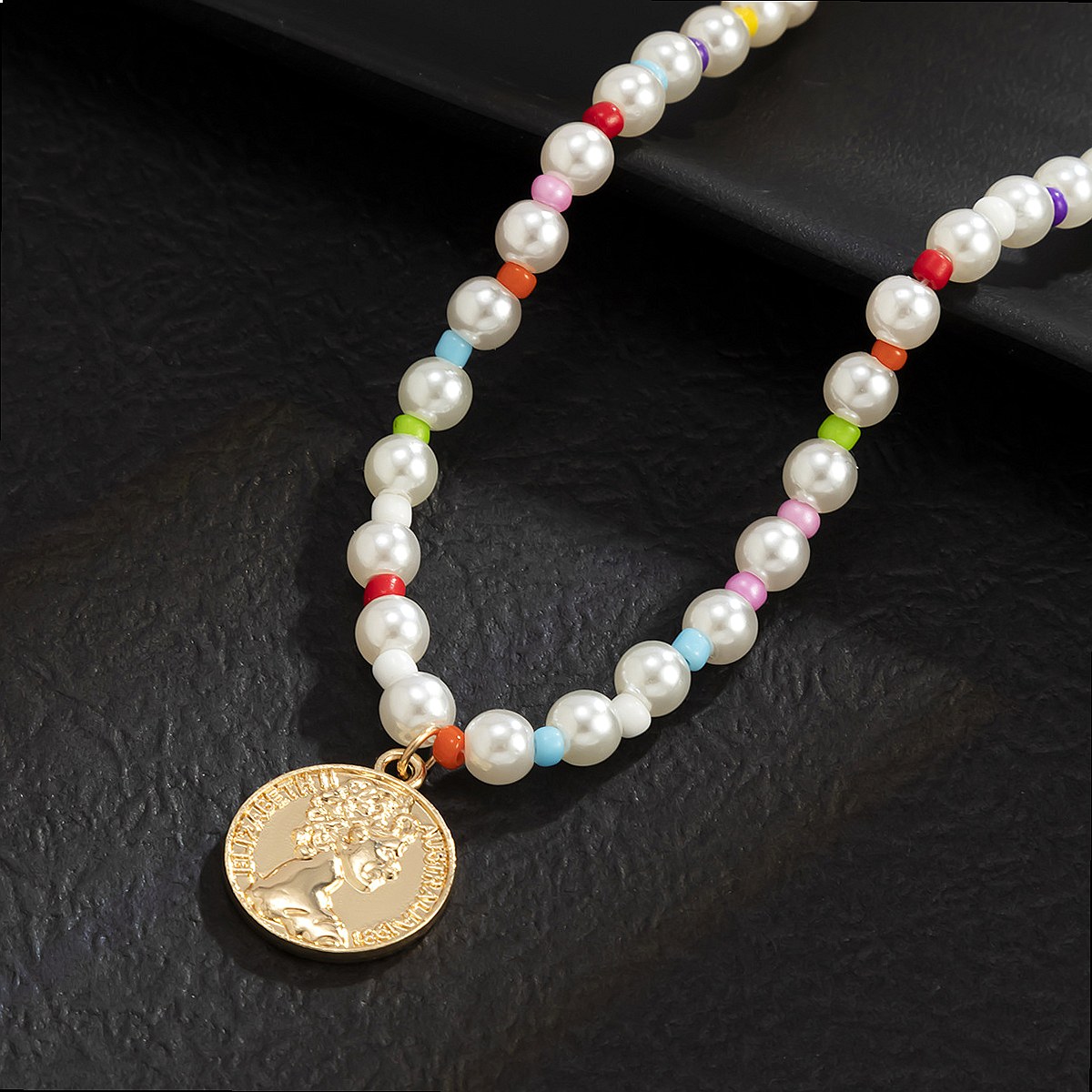 Kalung Mutiara Warna-warni Gay - Queen Street Fashion ulasan dan harga